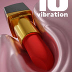 Le Rouge, mini vibromasseur rouge à lèvres angietime – vue 3