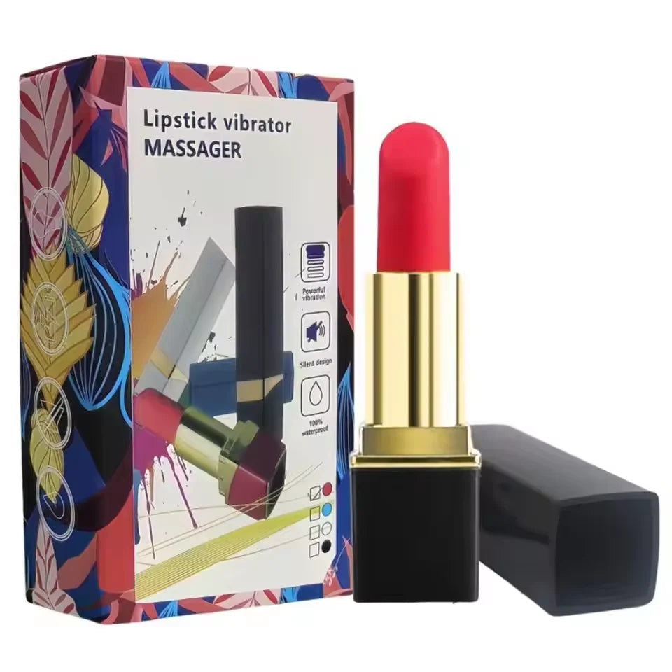 Le Rouge, mini vibromasseur rouge à lèvres angietime – vue 7