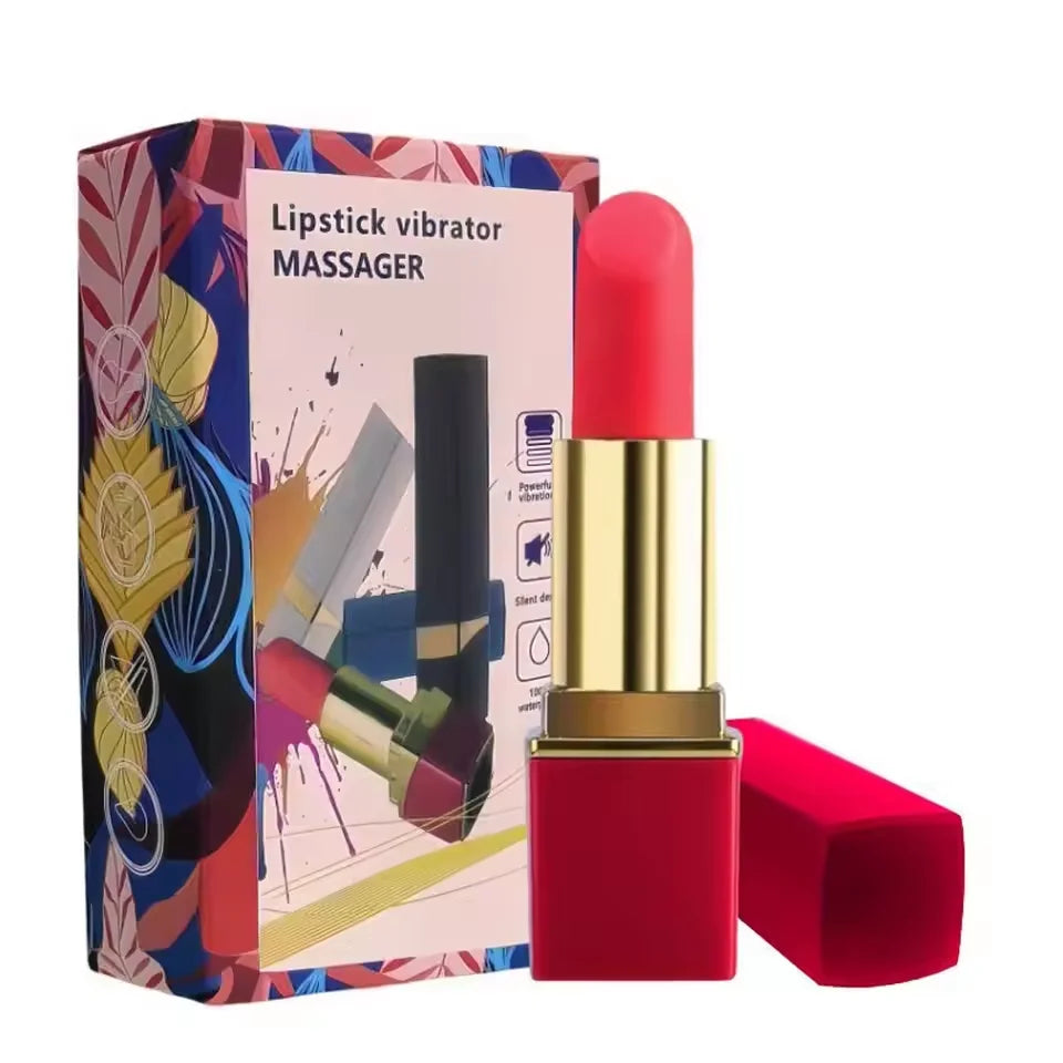 Le Rouge, mini vibromasseur rouge à lèvres angietime – vue 8